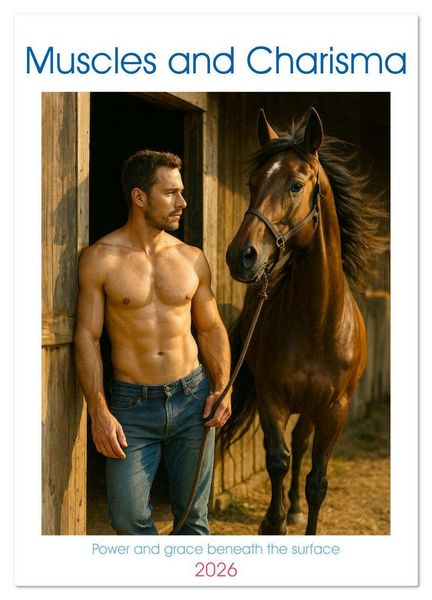 Muscles and Charisma (Wall Calendar 2026 DIN A2 portrait), CALVENDO 12 Month Wall Calendar