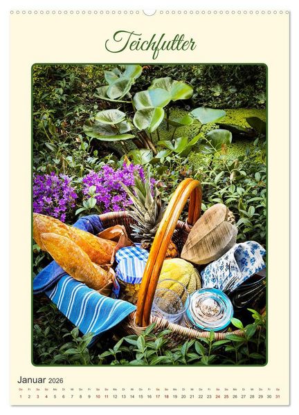 Produktbild: Aus Liebe: Picknick f&uuml;r Zwei (Wandkalender 2026 DIN A2 hoch), CALVENDO Monatskalender