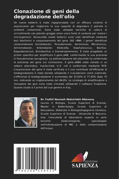 Produktbild: Clonazione di geni della degradazione dell'olio