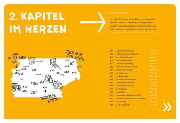 Produktbild: 52 kleine & gro&szlig;e Eskapaden in Deutschland &ndash; Mit dem Fahrrad