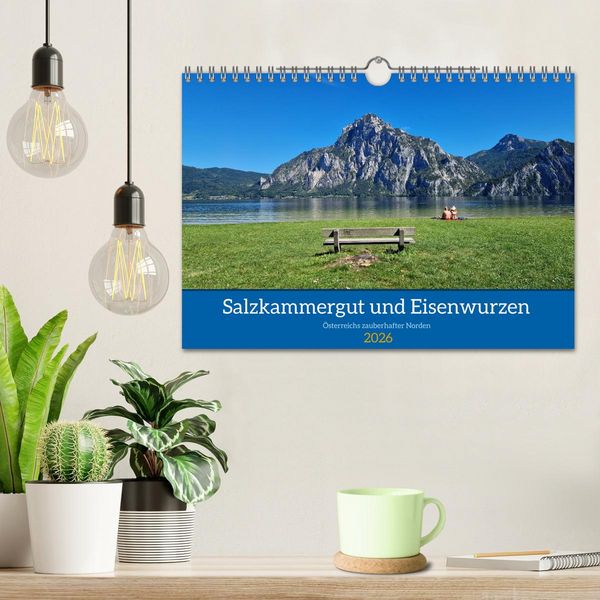 Produktbild: Salzkammergut und Eisenwurzen (Wandkalender 2026 DIN A4 quer), CALVENDO Monatskalender