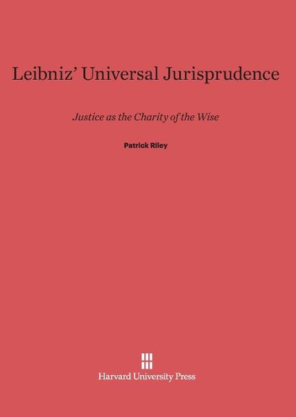 Produktbild: Leibniz' Universal Jurisprudence