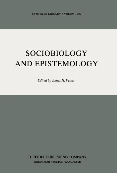 Produktbild: Sociobiology and Epistemology