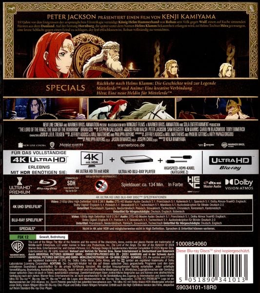 Der Herr der Ringe: Die Schlacht der Rohirrim (4K Ultra HD) (+ Blu-ray)