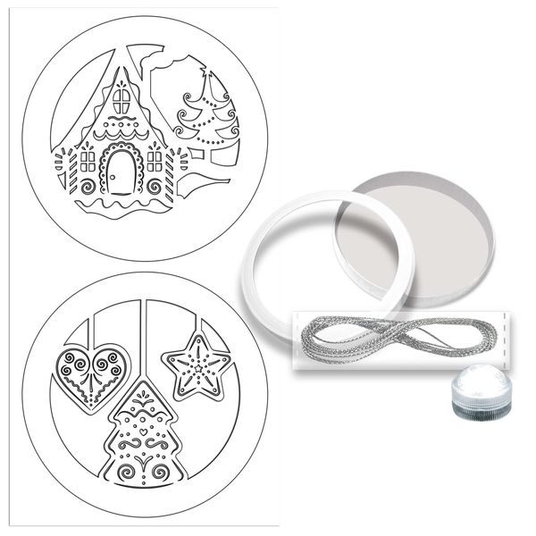Produktbild: URSUS Light boxes "Gingerbread", &Oslash; 11 cm
