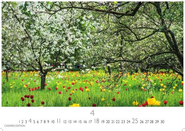 Produktbild: Gartenparadiese Kalender 2027- Der Kalender f&uuml;r alle, die G&auml;rten lieben - Wandkalender | Gartenkalender | Fotokalender Naturkalender 50x35cm