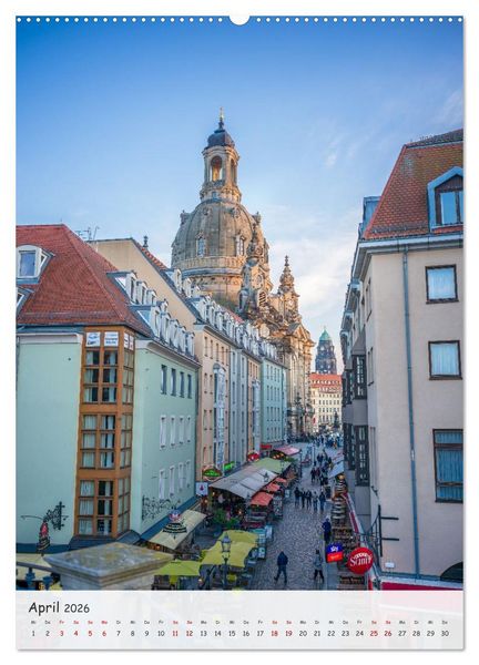 Produktbild: Dresden - Bilder aus Elbflorenz (Wandkalender 2026 DIN A2 hoch), CALVENDO Monatskalender