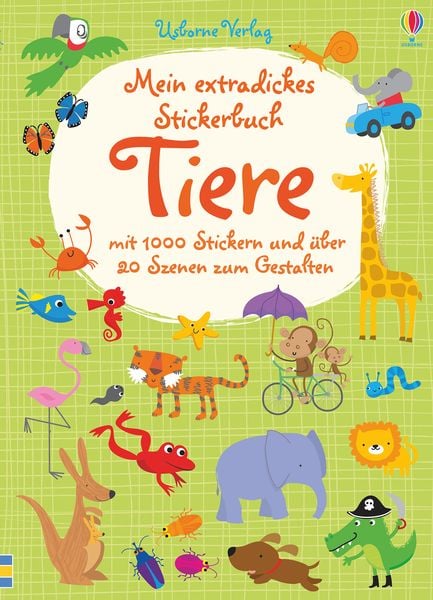 Produktbild: Mein extradickes Stickerbuch: Tiere