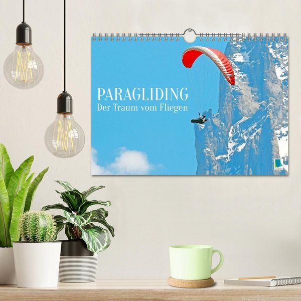 Produktbild: Paragliding: Der Traum vom Fliegen (Wandkalender 2026 DIN A4 quer), CALVENDO Monatskalender