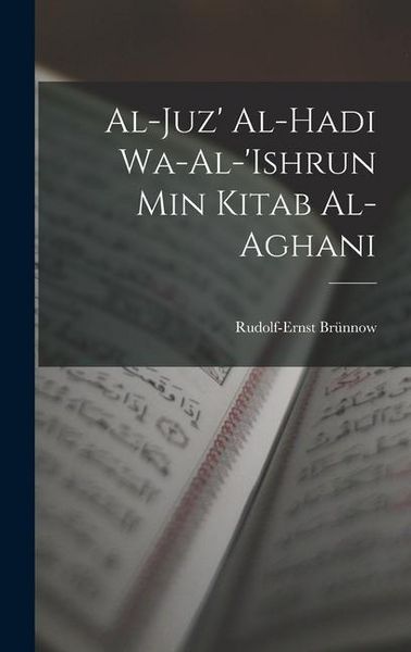 Produktbild: Al-Juz' al-hadi wa-al-'ishrun min Kitab al-aghani