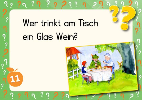 Produktbild: Lesen &uuml;ben mit Bilderr&auml;tseln zu Rotk&auml;ppchen. 34 Bildkarten zur Lesef&ouml;rderung