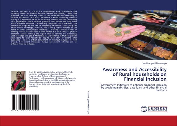 Produktbild: Awareness and Accessibility of Rural households on Financial Inclusion