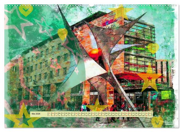 Produktbild: Gr&uuml;&szlig;e aus Dresden (hochwertiger Premium Wandkalender 2026 DIN A2 quer), Kunstdruck in Hochglanz