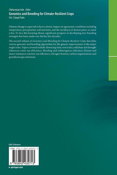 Produktbild: Genomics and Breeding for Climate-Resilient Crops