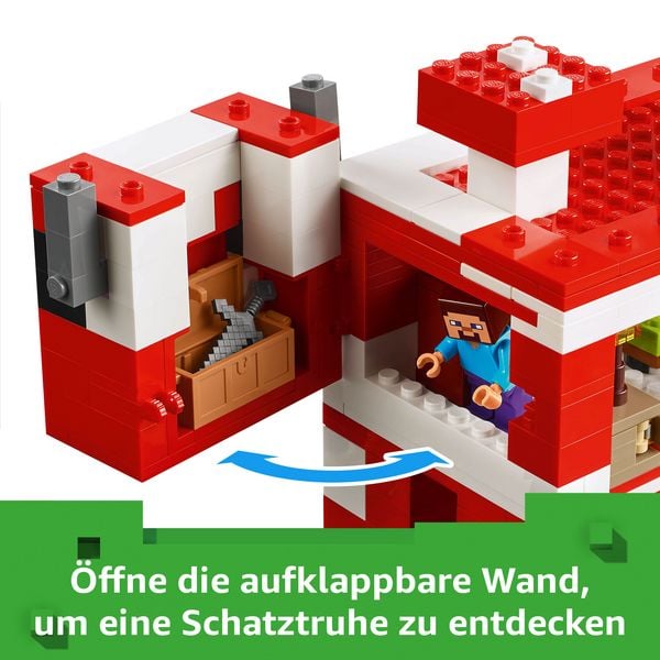 Produktbild: LEGO Minecraft 21270 Das Pilzkuh-Haus, Spielzeug und Gamer Geschenk