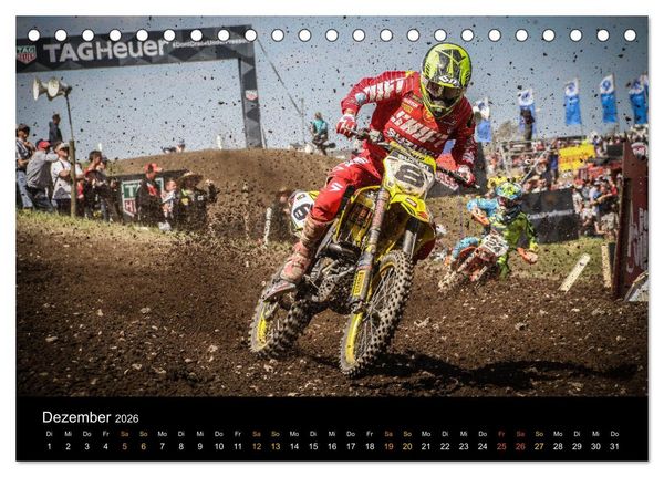 Produktbild: MX Racing 2026 (Tischkalender 2026 DIN A5 quer), CALVENDO Monatskalender