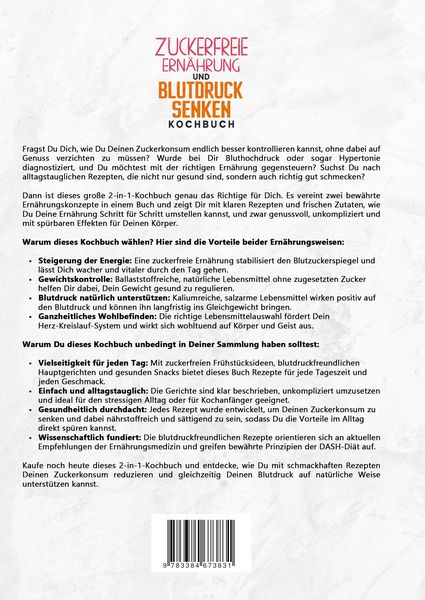 Produktbild: Zuckerfreie Ern&auml;hrung und Blutdruck senken Kochbuch
