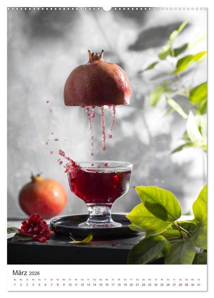 Produktbild: Kreative Drinks - erfrischend, schokoladig und fruchtig. (Wandkalender 2026 DIN A2 hoch), CALVENDO Monatskalender
