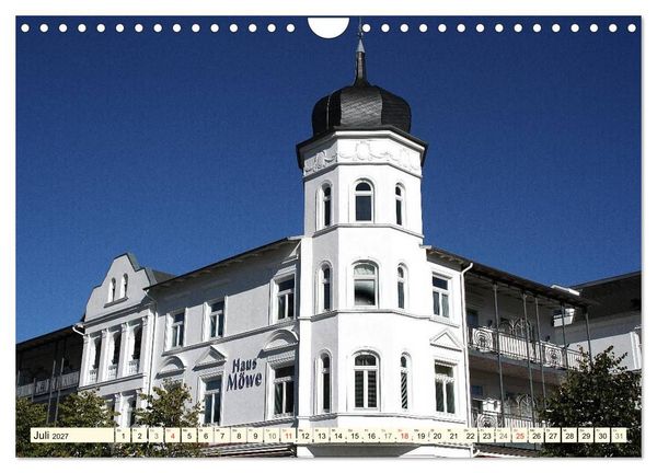Produktbild: Historische B&auml;derarchitektur R&uuml;gen (Wandkalender 2027 DIN A4 quer), CALVENDO Monatskalender