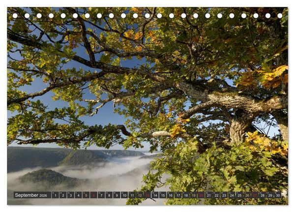 Produktbild: Gro&szlig;e Landschaft Obere Donau (Tischkalender 2026 DIN A5 quer), CALVENDO Monatskalender