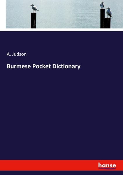 Burmese Pocket Dictionary, Taschenbuch von A. Judson, Hansebooks, 9783337466855