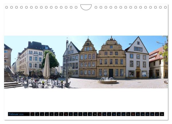 Produktbild: Bielefeld gibt es! Stadtpanoramen (Wandkalender 2026 DIN A4 quer), CALVENDO Monatskalender