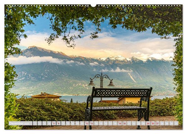 Produktbild: Tenno - Landschaft zwischen Trentino und Gardasee (hochwertiger Premium Wandkalender 2026 DIN A2 quer), Kunstdruck in Hochglanz