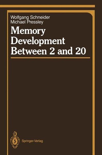 Produktbild: Memory Development Between 2 and 20