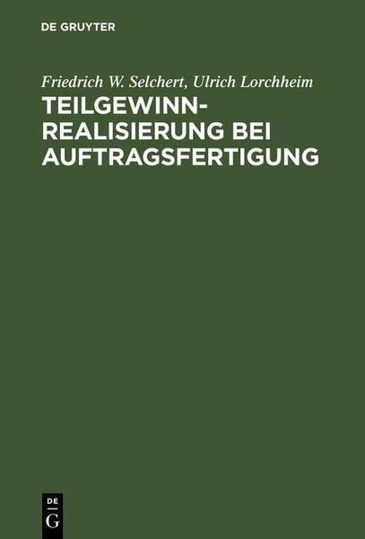 Produktbild: Teilgewinnrealisierung bei Auftragsfertigung