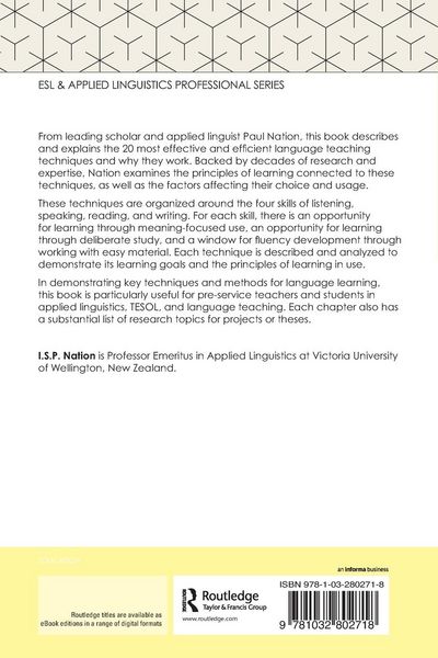 Produktbild: The Twenty Most Effective Language Teaching Techniques