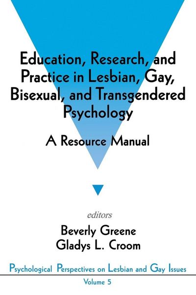 Produktbild: Education, Research, and Practice in Lesbian, Gay, Bisexual, and Transgendered Psychology