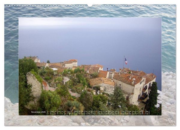 Produktbild: Nizza, C&ocirc;te d'Azur (hochwertiger Premium Wandkalender 2026 DIN A2 quer), Kunstdruck in Hochglanz