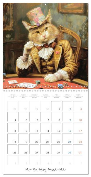 Produktbild: Animal La Belle Epoque (Wall Calendar 2026 12 &times; 12 Inch) CALVENDO 12 Month Wall Calendar