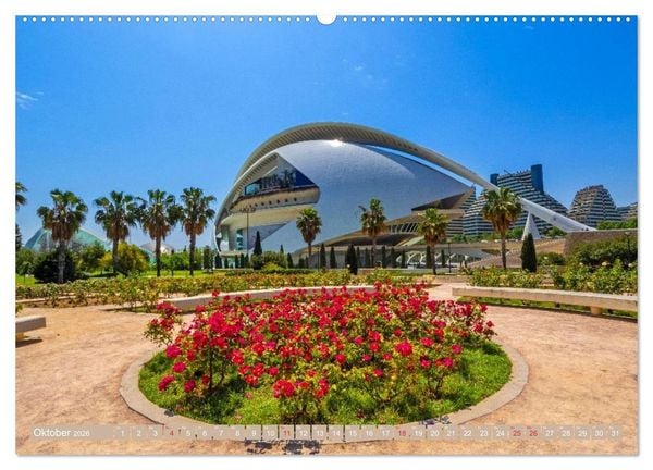 Produktbild: Zauberhaftes Valencia (hochwertiger Premium Wandkalender 2026 DIN A2 quer), Kunstdruck in Hochglanz
