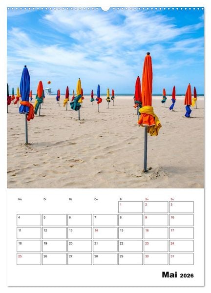 Produktbild: Normandie - Reiseplaner (hochwertiger Premium Wandkalender 2026 DIN A2 hoch), Kunstdruck in Hochglanz