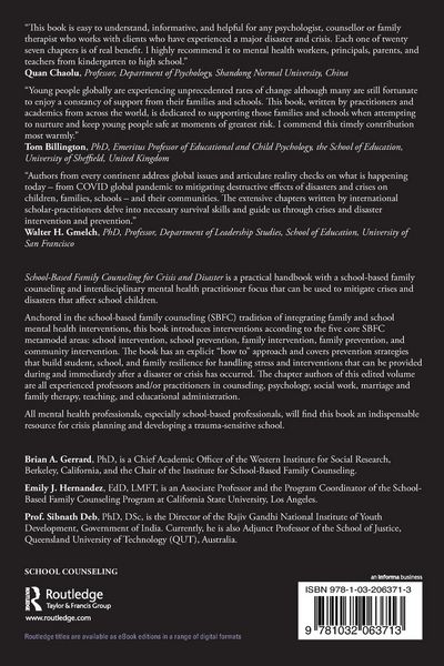 Produktbild: School-Based Family Counseling for Crisis and Disaster