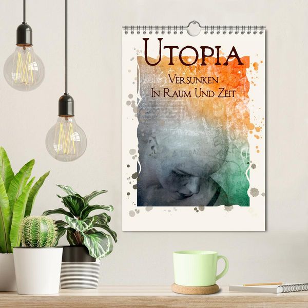 Produktbild: UTOPIA - versunken in Raum und Zeit (Wandkalender 2026 DIN A4 hoch), CALVENDO Monatskalender