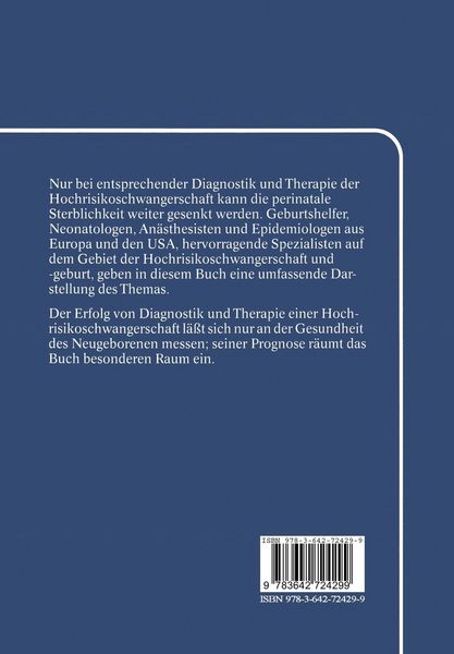 Produktbild: Hochrisikoschwangerschaft