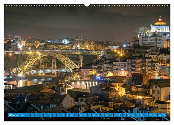 Produktbild: Porto & das Douro-Tal (Wandkalender 2026 DIN A2 quer), CALVENDO Monatskalender