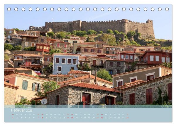 Produktbild: Lesbos - Inselimpressionen (Tischkalender 2026 DIN A5 quer), CALVENDO Monatskalender