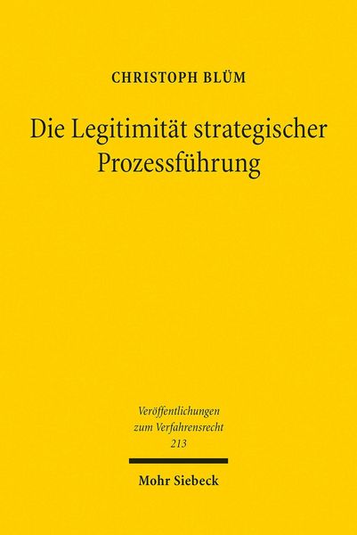 Produktbild: Die Legitimit&auml;t strategischer Prozessf&uuml;hrung