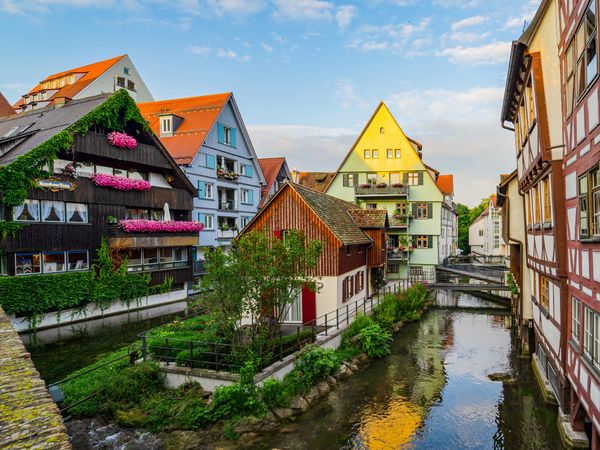 Produktbild: CALVENDO Puzzle Blick von der Blaubr&uuml;cke auf die Gro&szlig;e Blau | 1000 Teile Lege-Gr&ouml;&szlig;e 64x48cm Foto-Puzzle f&uuml;r gl&uuml;ckliche Stunden