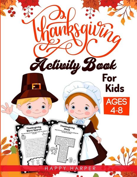 Produktbild: Thanksgiving Activity Book For Kids