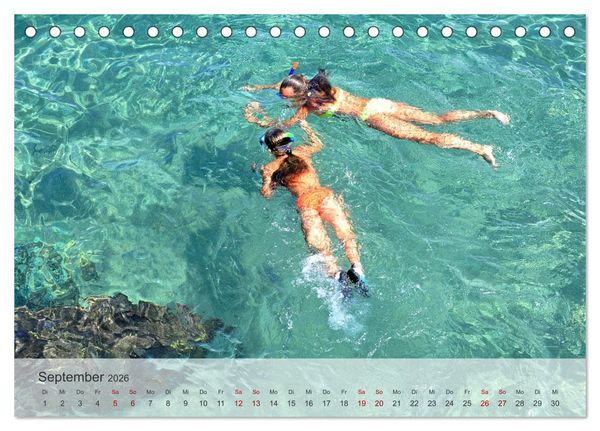 Produktbild: Wassersport - Fun pur (Tischkalender 2026 DIN A5 quer), CALVENDO Monatskalender
