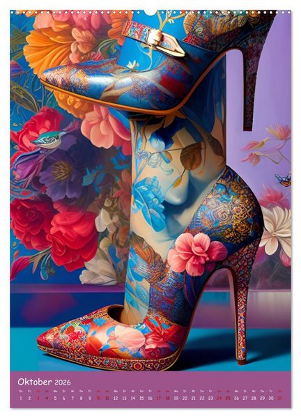 Produktbild: HighHeelArt (Wandkalender 2026 DIN A2 hoch), CALVENDO Monatskalender