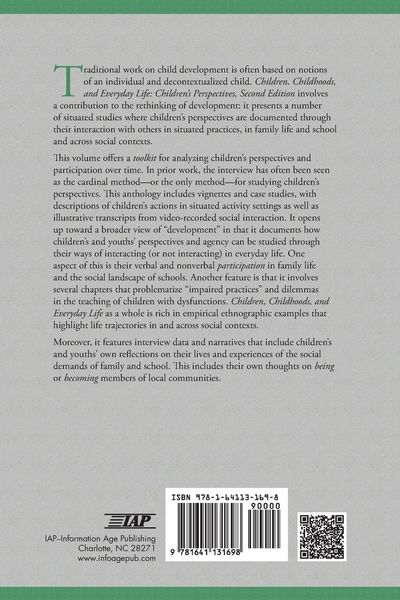 Produktbild: Children, Childhood, and Everyday Life