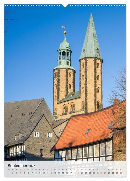 Produktbild: Goslar - Kaiserstadt und Welterbe (Wandkalender 2027 DIN A2 hoch), CALVENDO Monatskalender