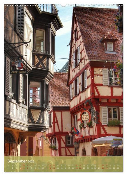 Produktbild: Reise durchs Elsass (Wandkalender 2026 DIN A2 hoch), CALVENDO Monatskalender