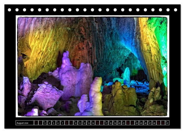 Produktbild: Tropfstein Dechenh&ouml;hle (Tischkalender 2026 DIN A5 quer), CALVENDO Monatskalender