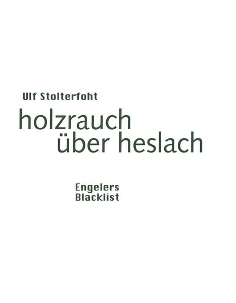 Produktbild: Holzrauch &uuml;ber heslach